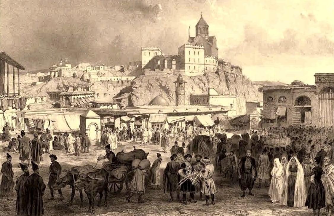 Bazaar historique de Tbilissi