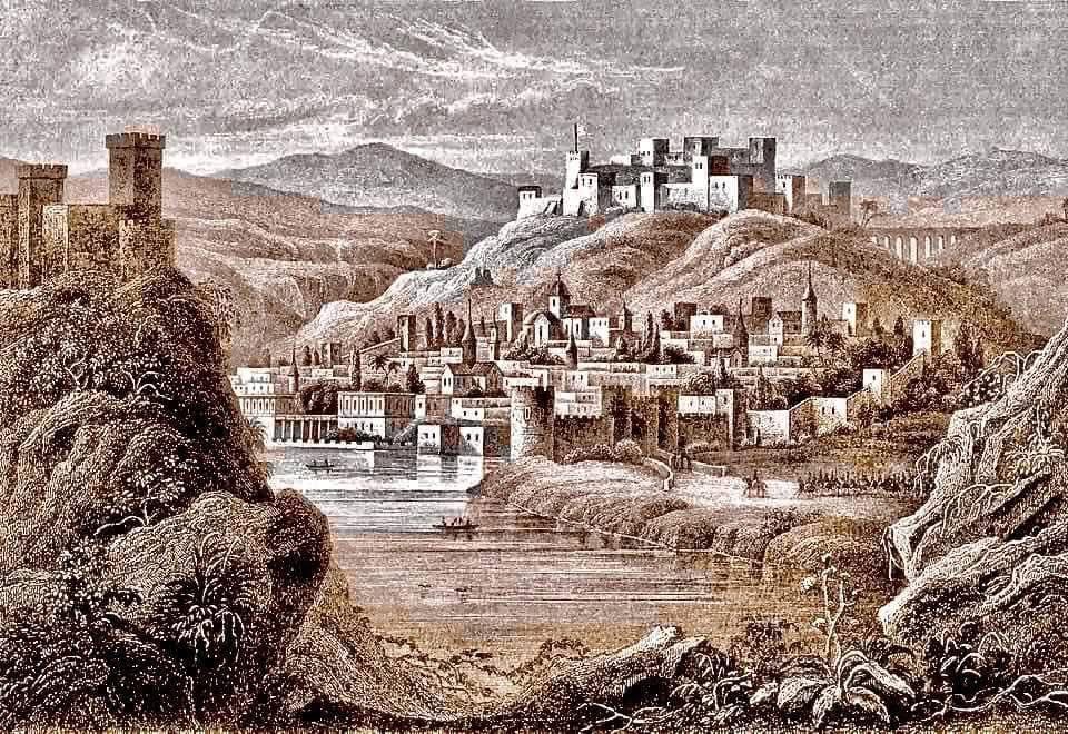 Dessin de forteresse a Tbilissi